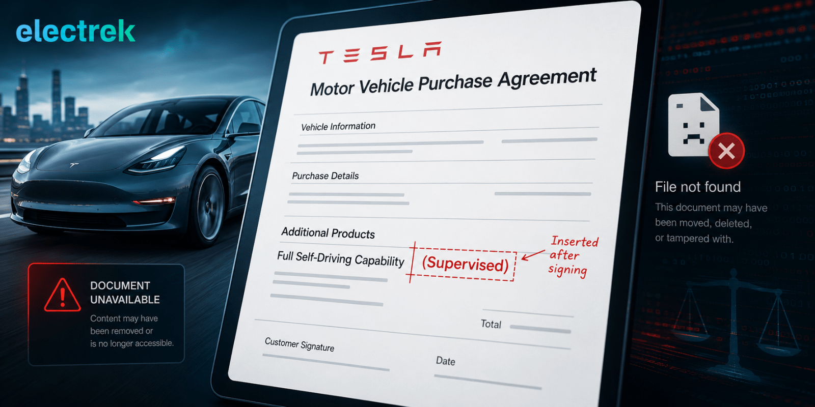 Tesla FSD supervised document retroactively