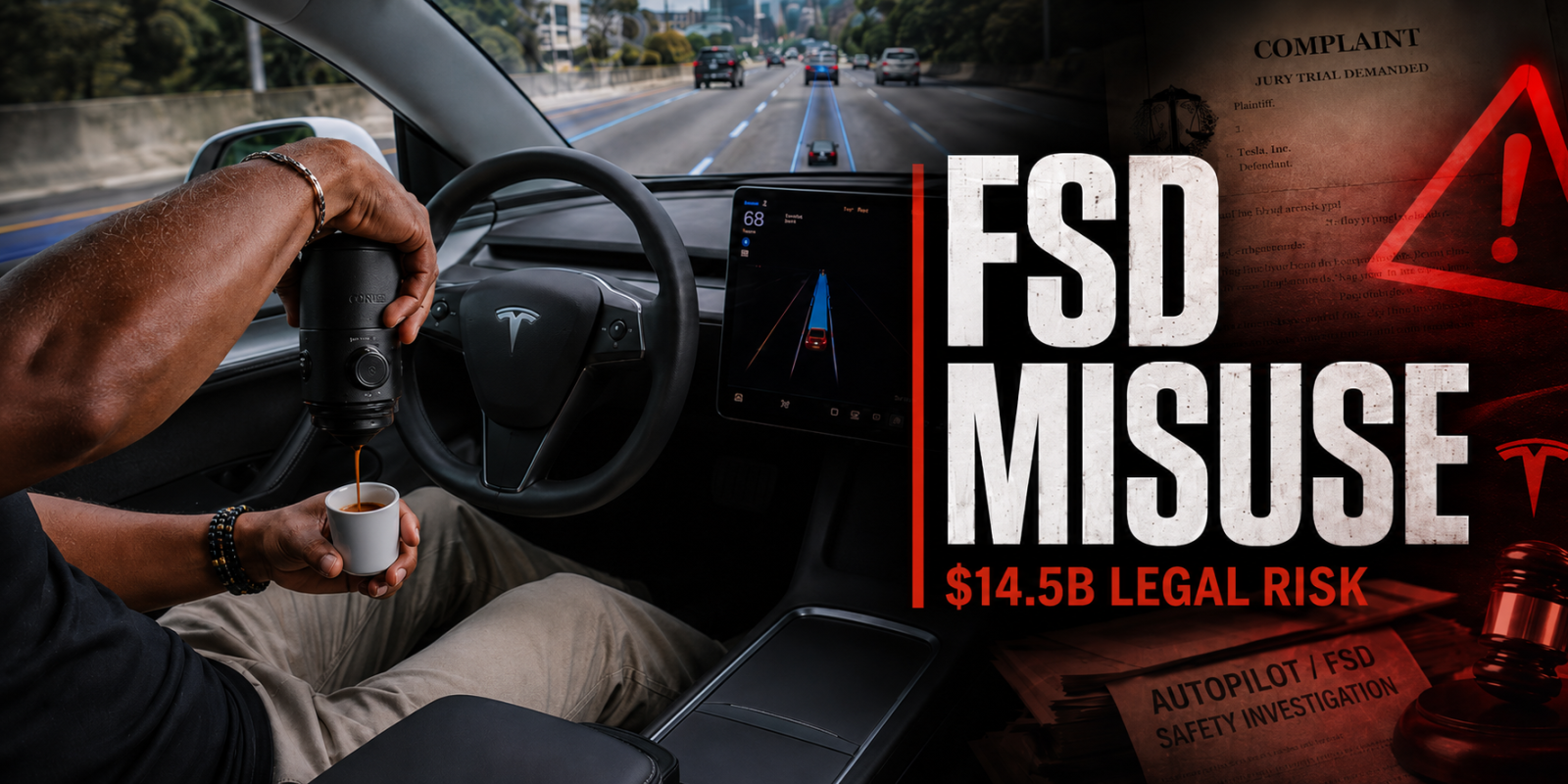 Tesla promotes FSD misuse