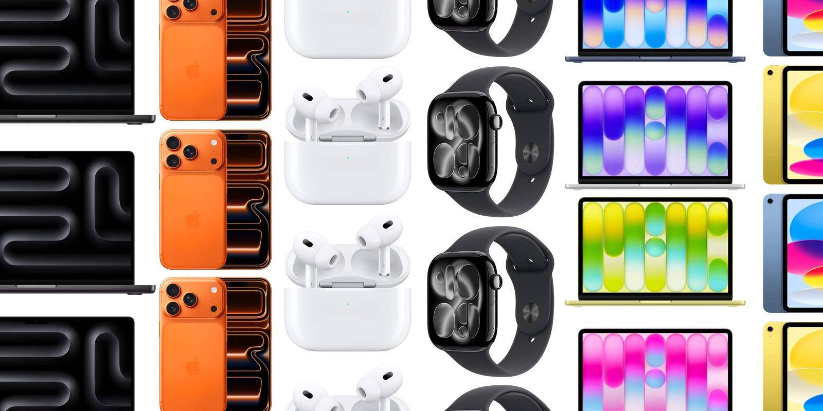 A collage of different electronic devices