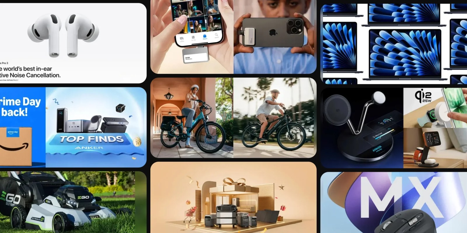 A collage of images of people and objects