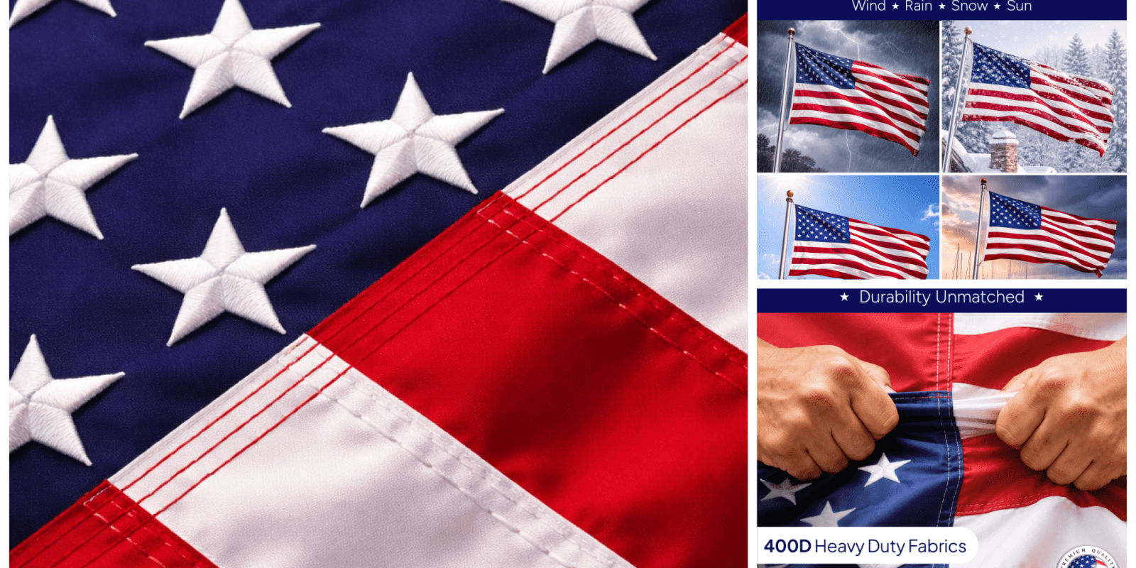 A close up of a flag