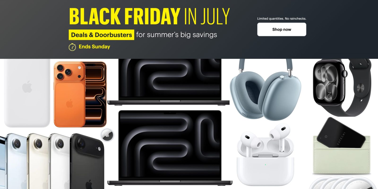 Apple Black Friday in July deals