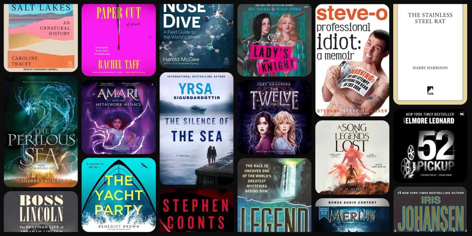 A collage of books