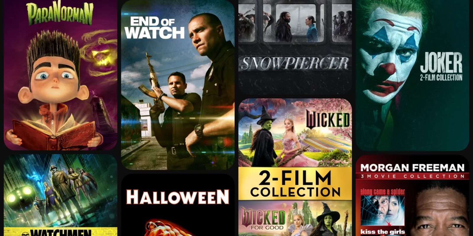 A collage of movie posters