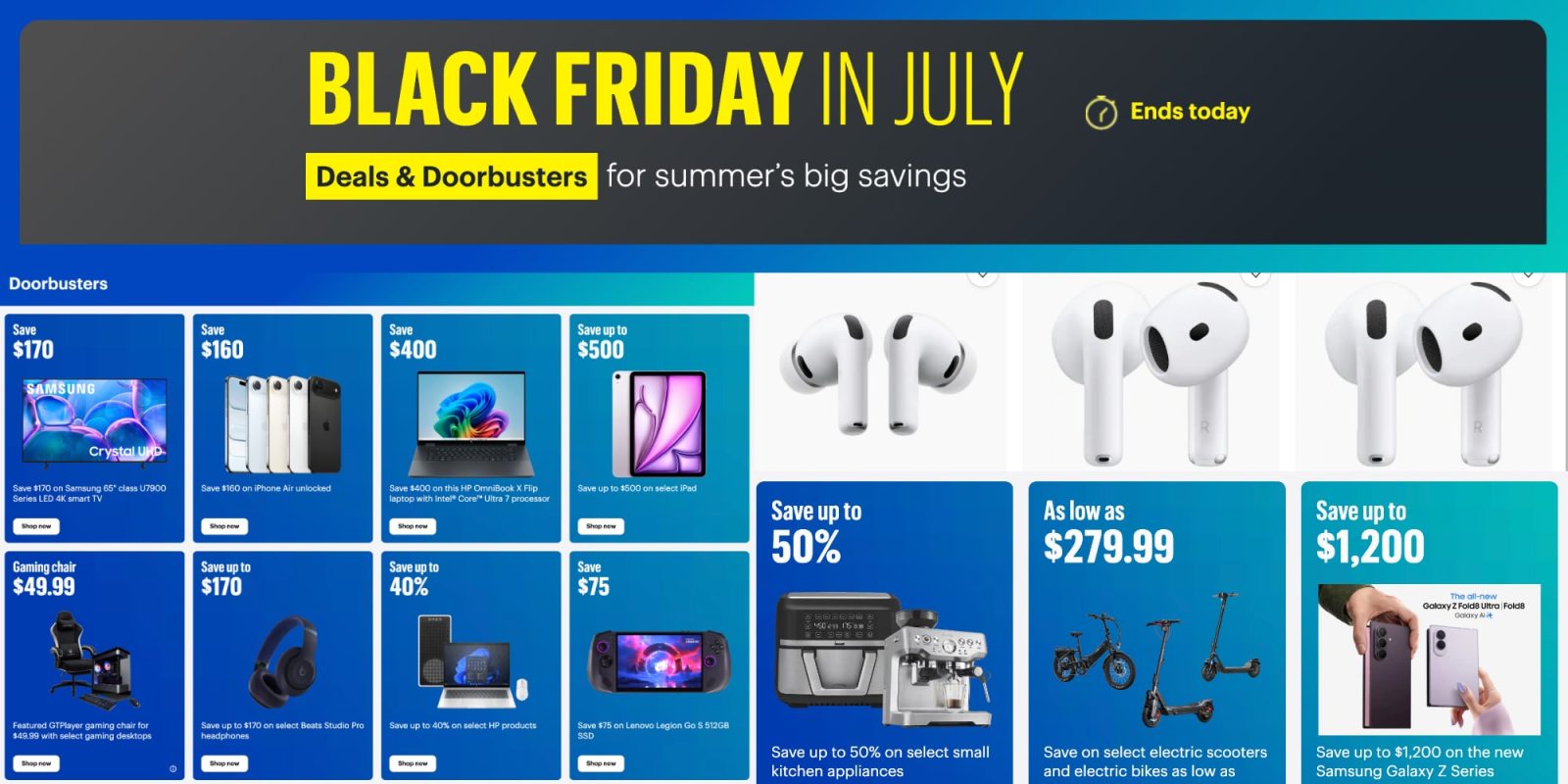 Black Friday in July Last Chance