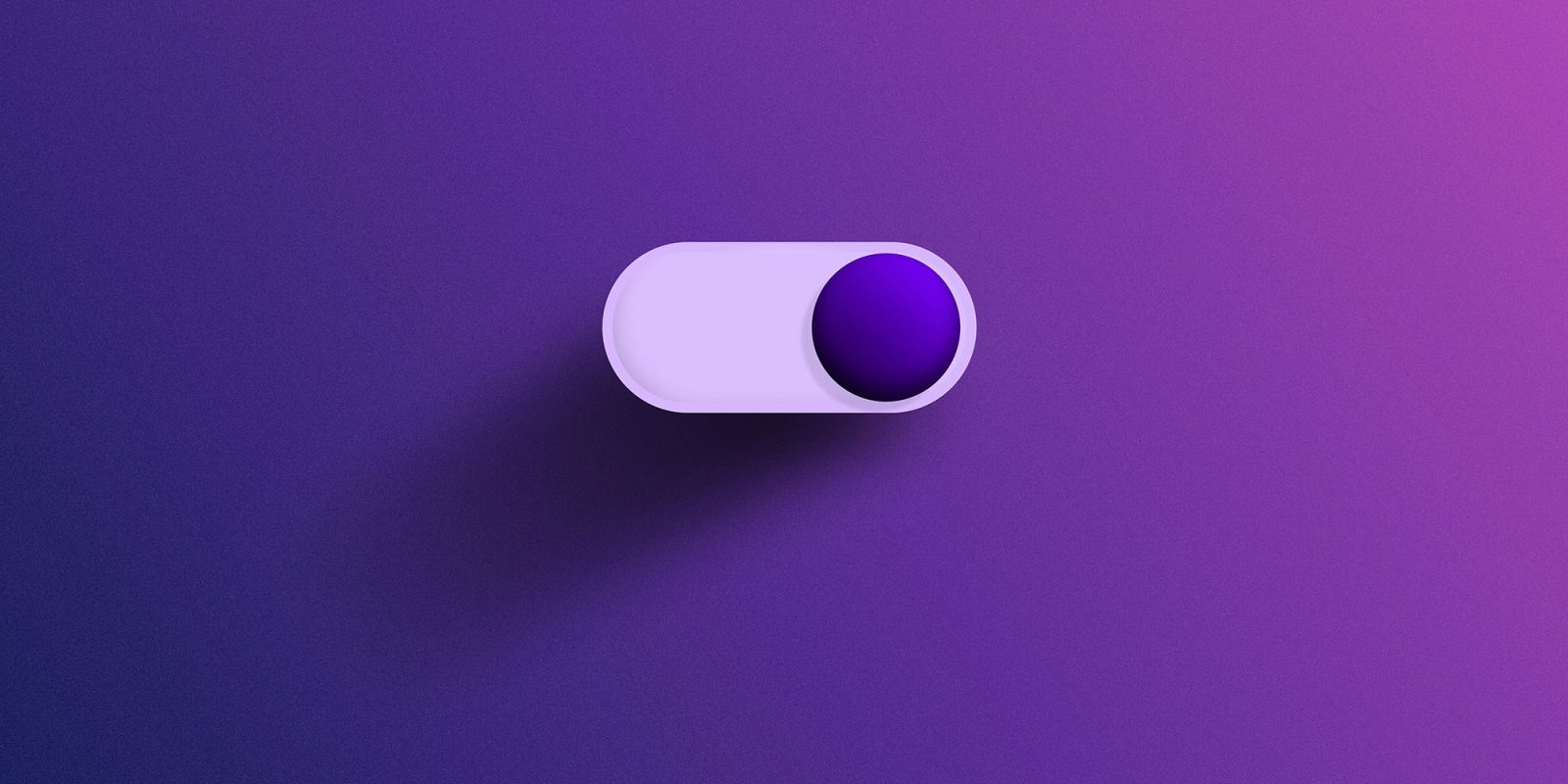 Flip these two Instagram toggles now to stop people using your face | Image shows a toggle button on a purple background