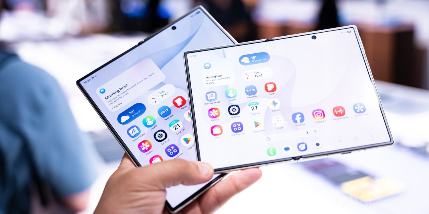 Samsung has just given us a preview of the creaseless iPhone Ultra display | Galaxy Z Fold 8 Ultra shown