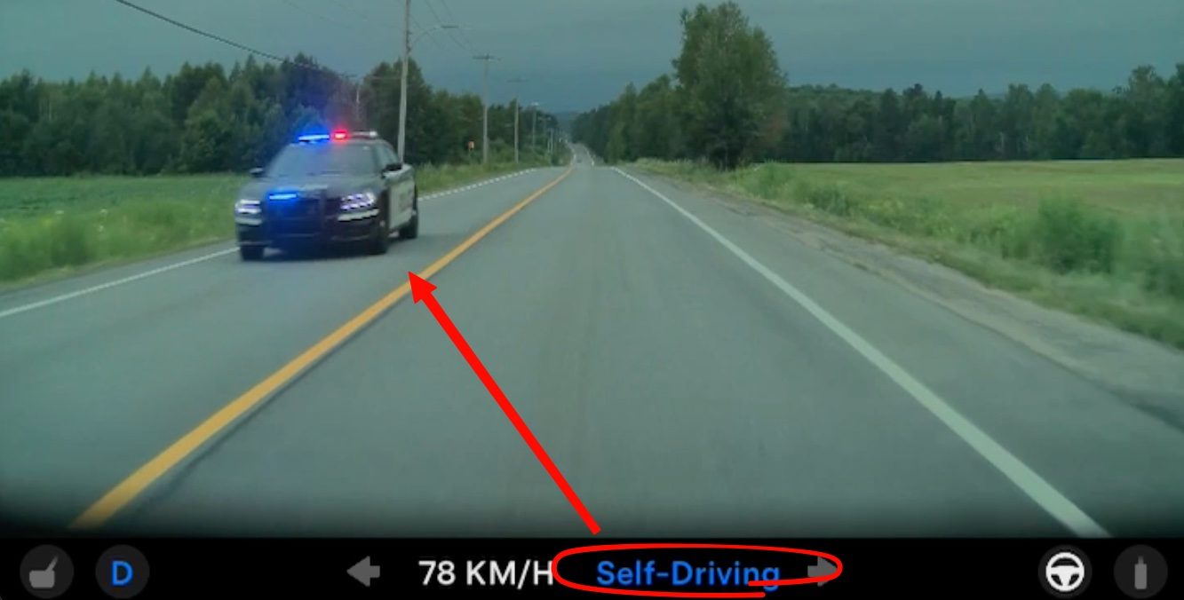 Tesla FSD Speed ticket