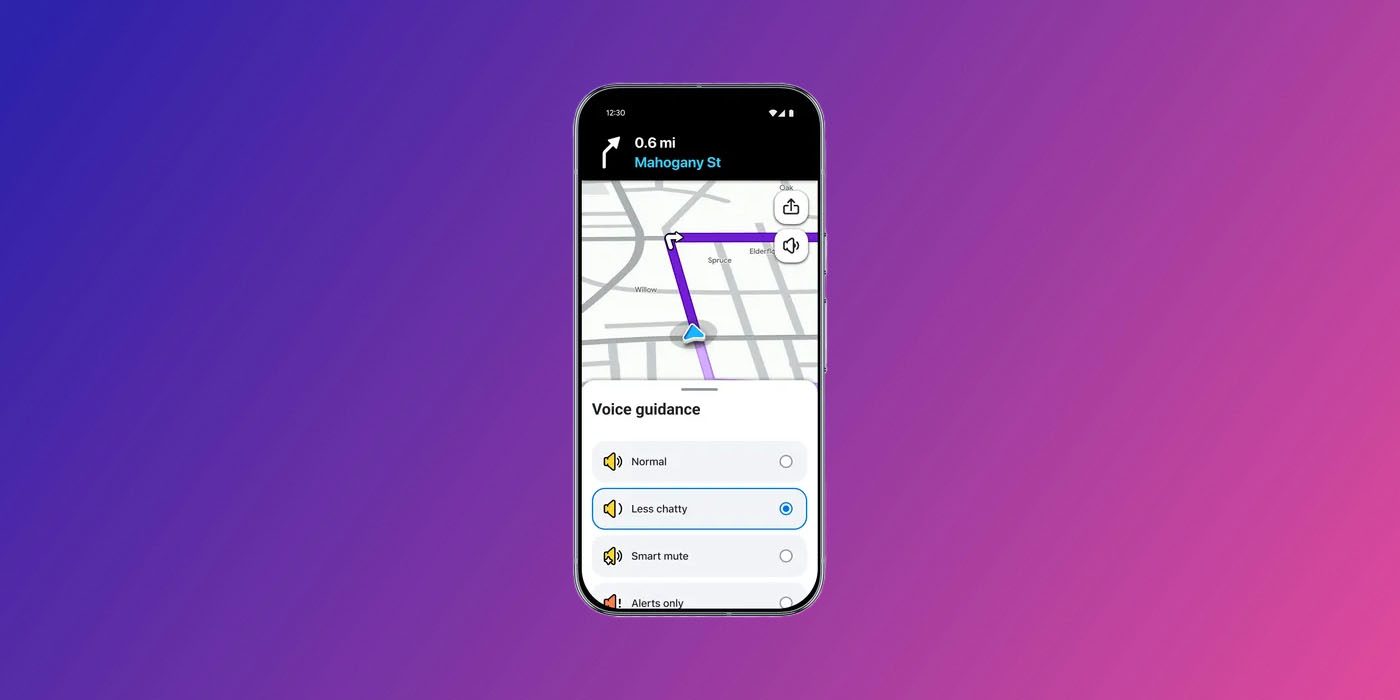 Waze now learns your preferences and gets more conversational but less chatty | Screengrab shows Less Chatty option