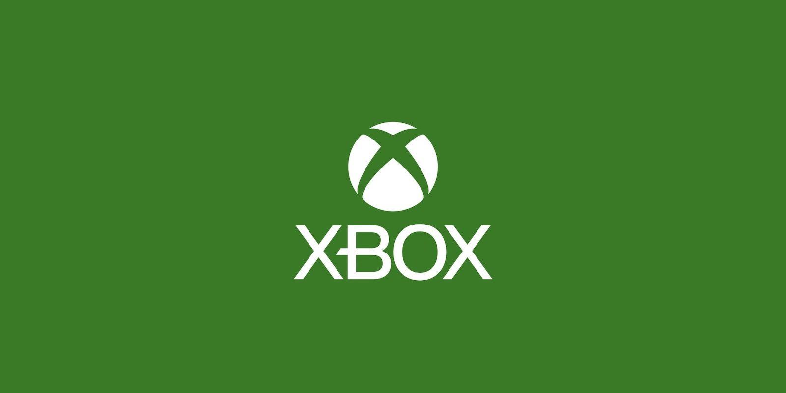 A green and white logo