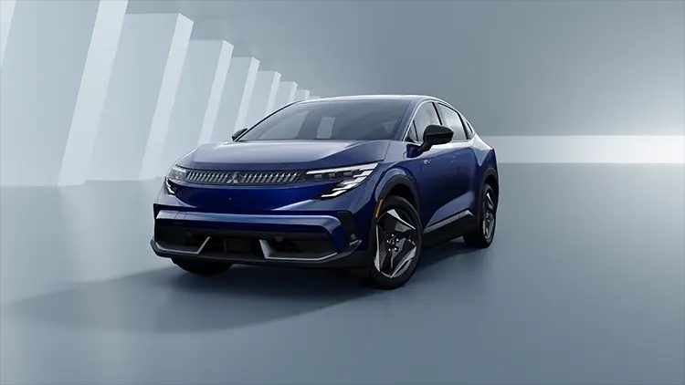 2027 Mitsubishi Eclipse Sportback EV, front three-quarter view
