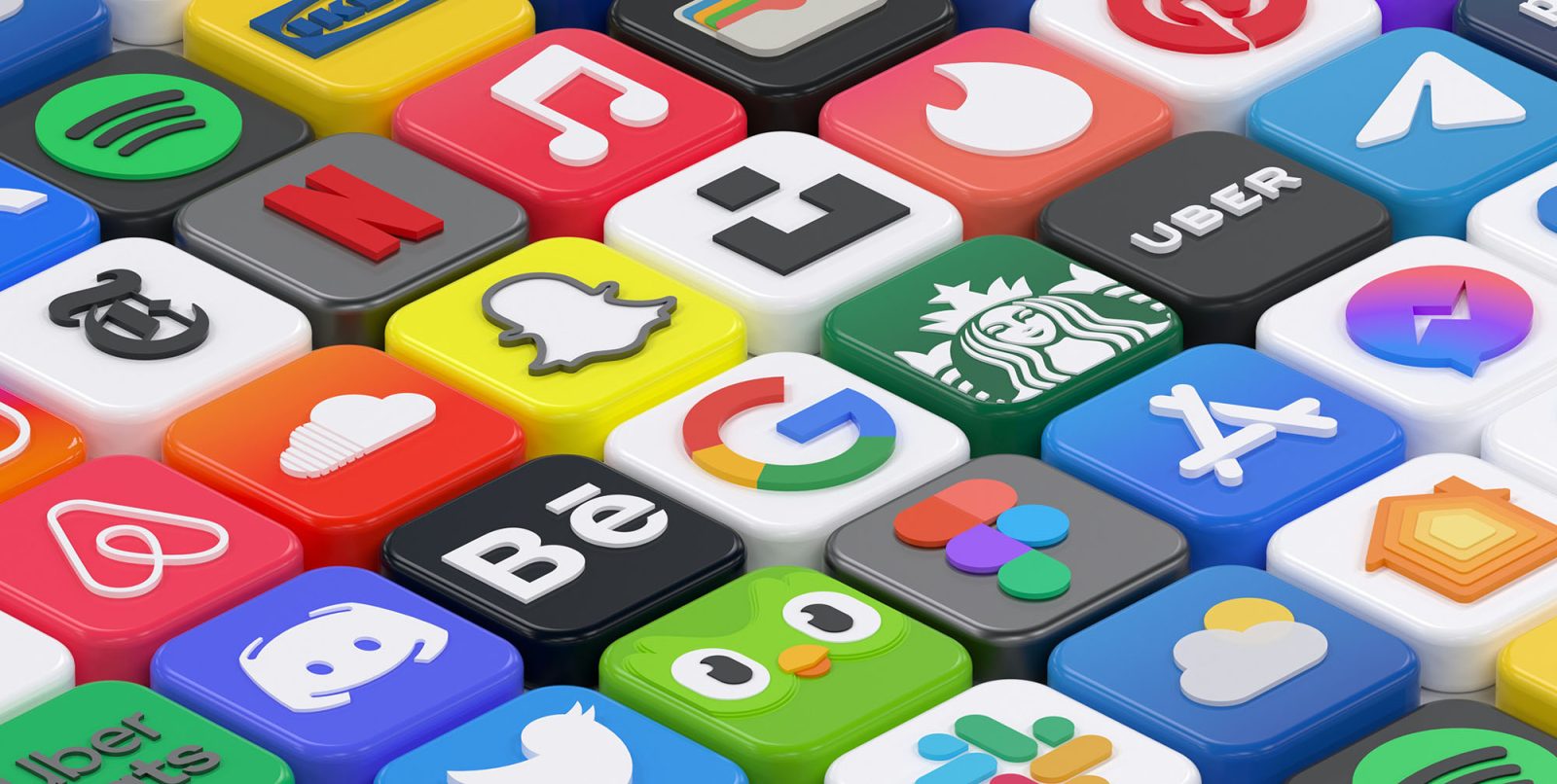 Apple admits it may not make any commission from alternative app stores | A 3D representation of app icons