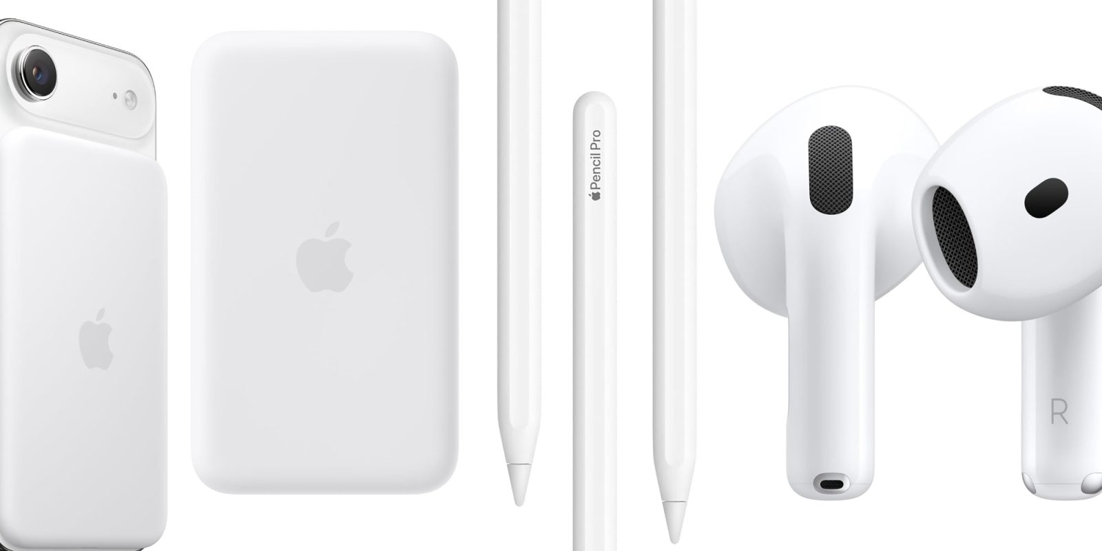 A white device with a pencil and a case