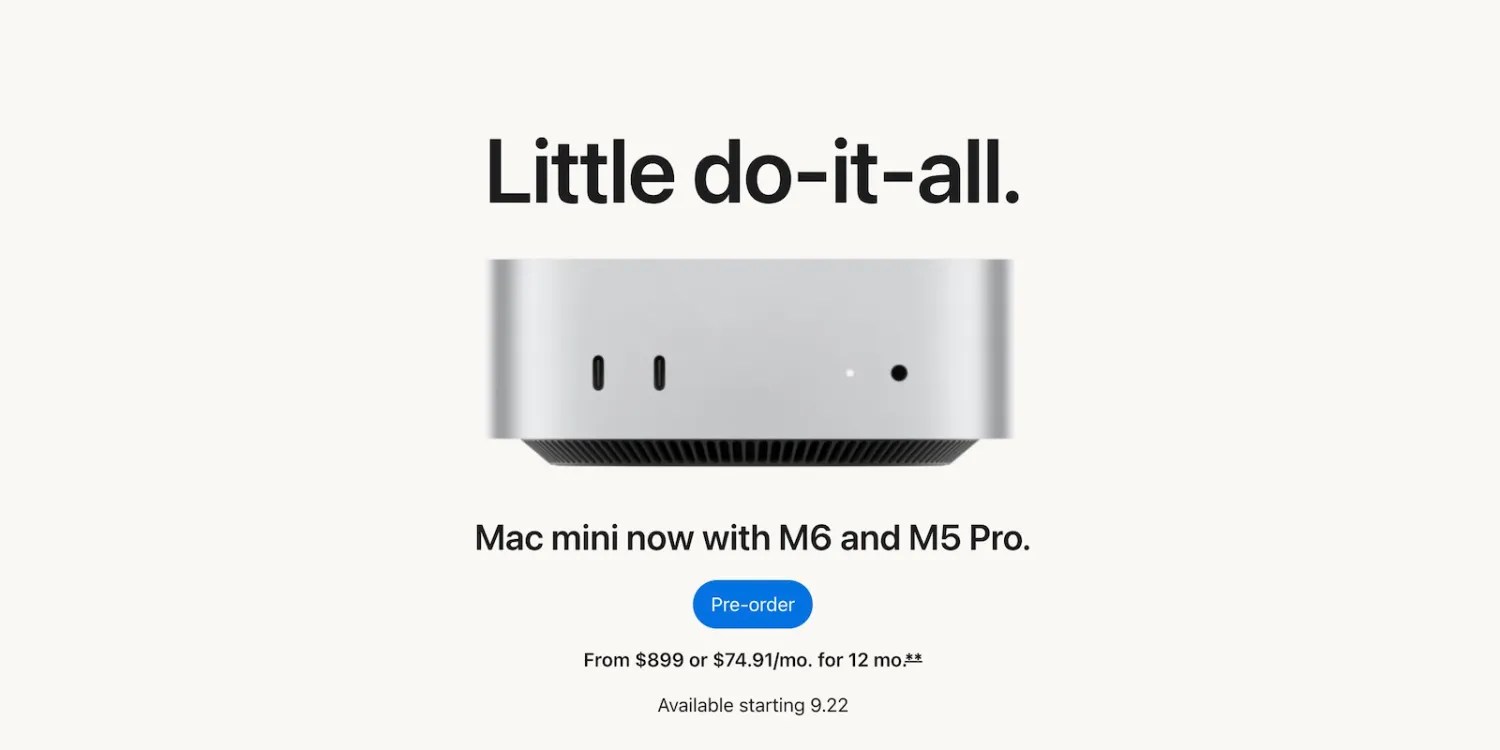 A computer device with text above it