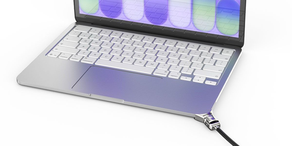MacBook Lock (shown) aims to keep your laptop safe in coffee shops