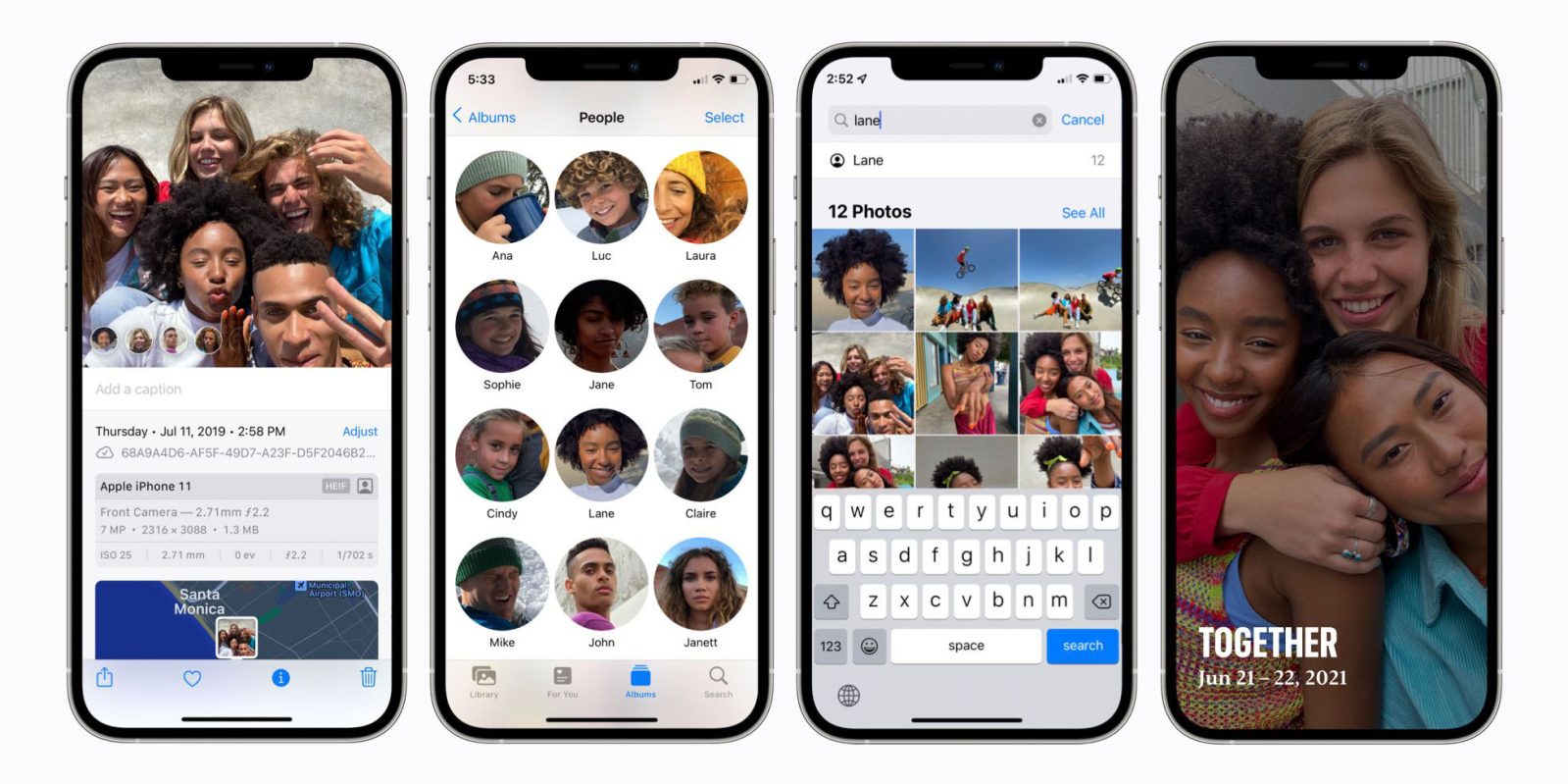 No, Apple Photos face recognition is not a privacy threat – quite the opposite | A series of screen grabs show the feature in action