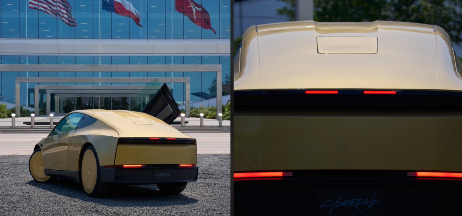 Tesla Cybercab with Starlink.