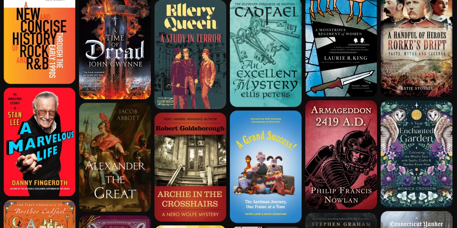 A collection of books