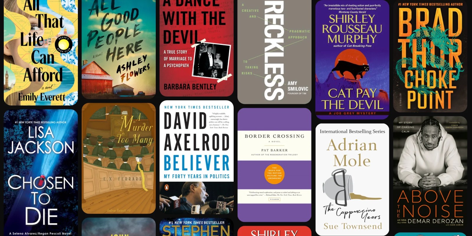 A collection of books