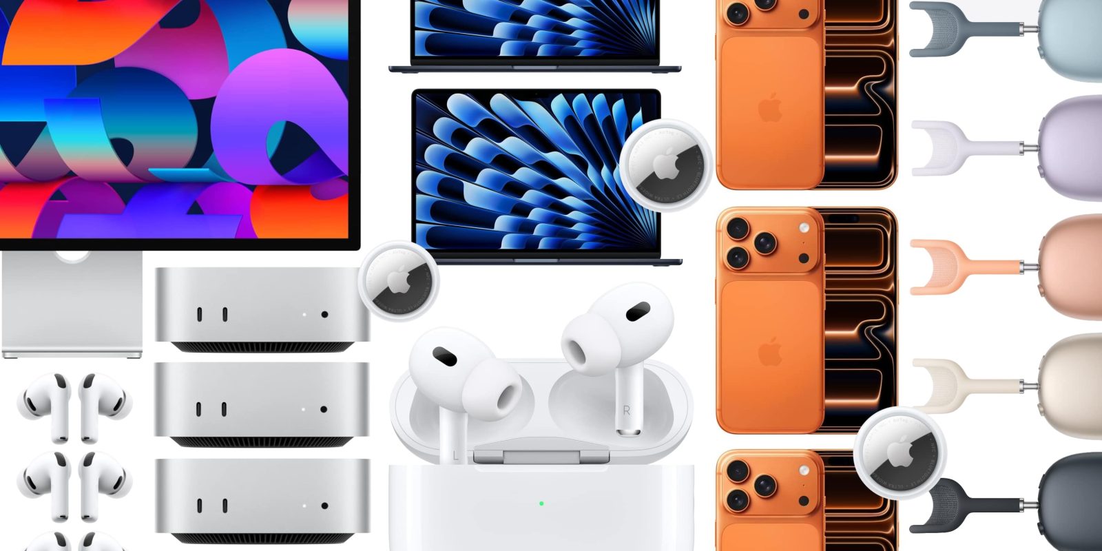 A collage of different electronic devices