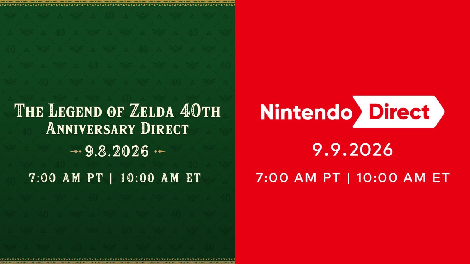 Nintendo announces Legend of Zelda 40th Anniversary Direct