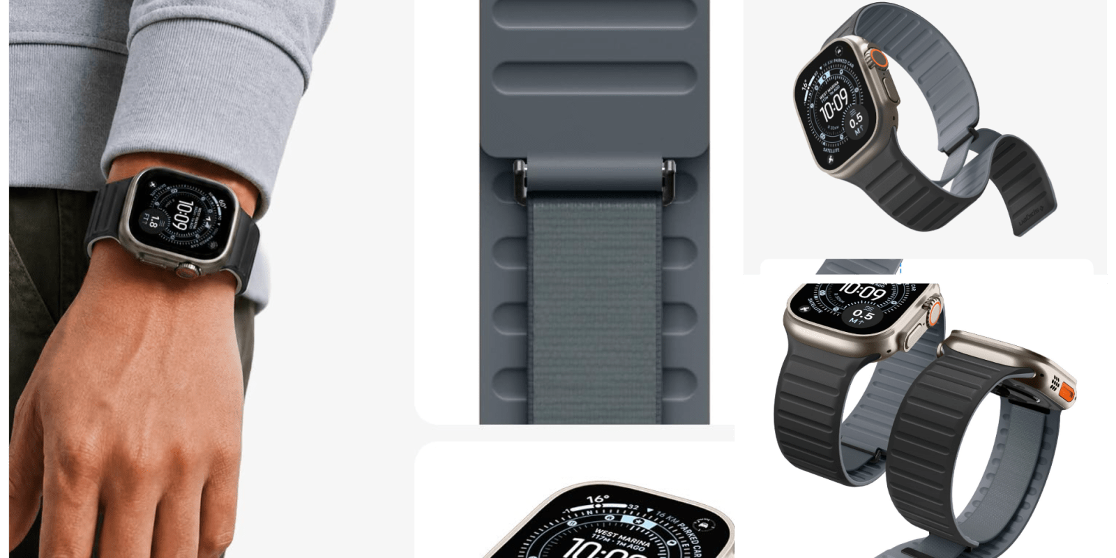 A close up of a smart watch