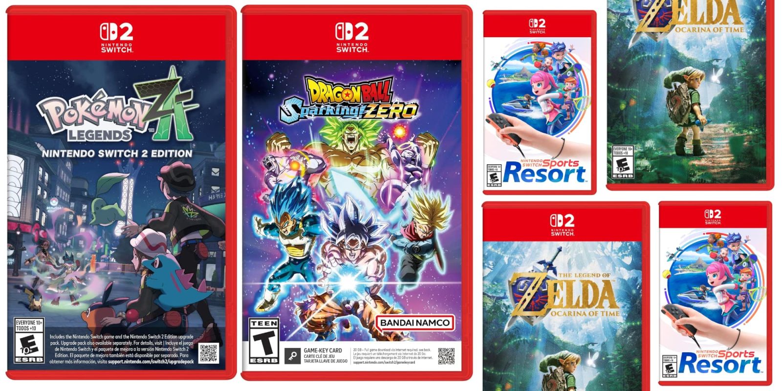 A group of video game cases