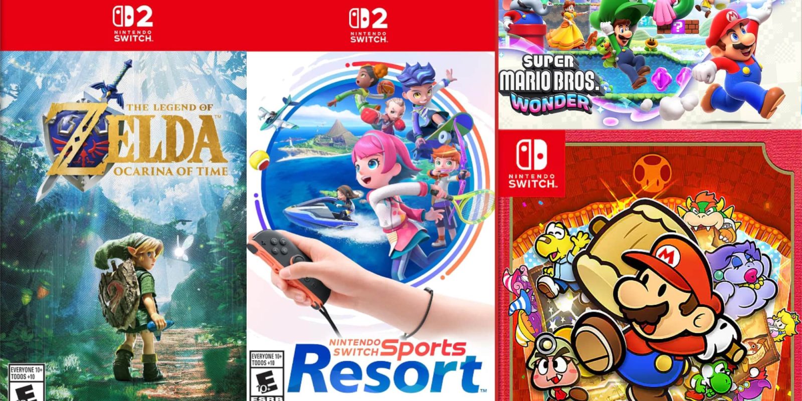 A group of video game covers