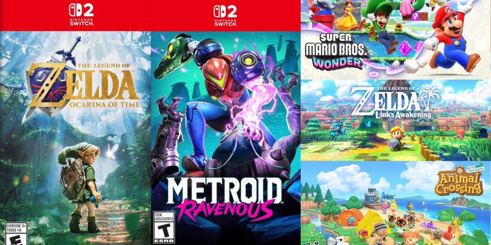 A group of video games