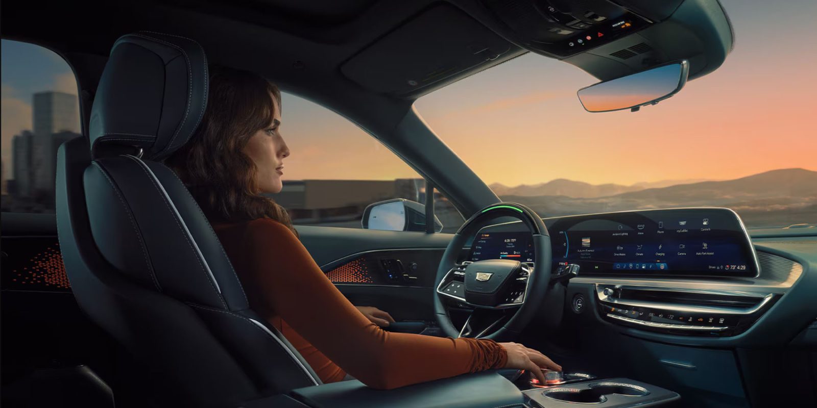 The Cadillac Lyriq EV is the first crack in GM's CarPlay ban | Interior shot shown