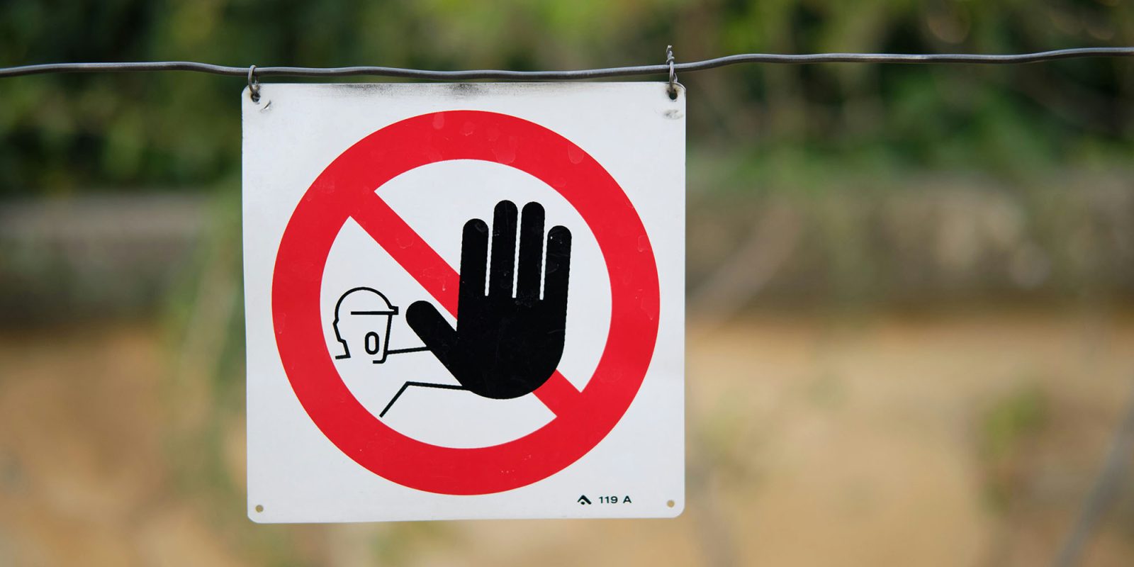 Yeah, don't give Meta's Muse app access to your Mac | Photo shows a keep out sign attached to a fence