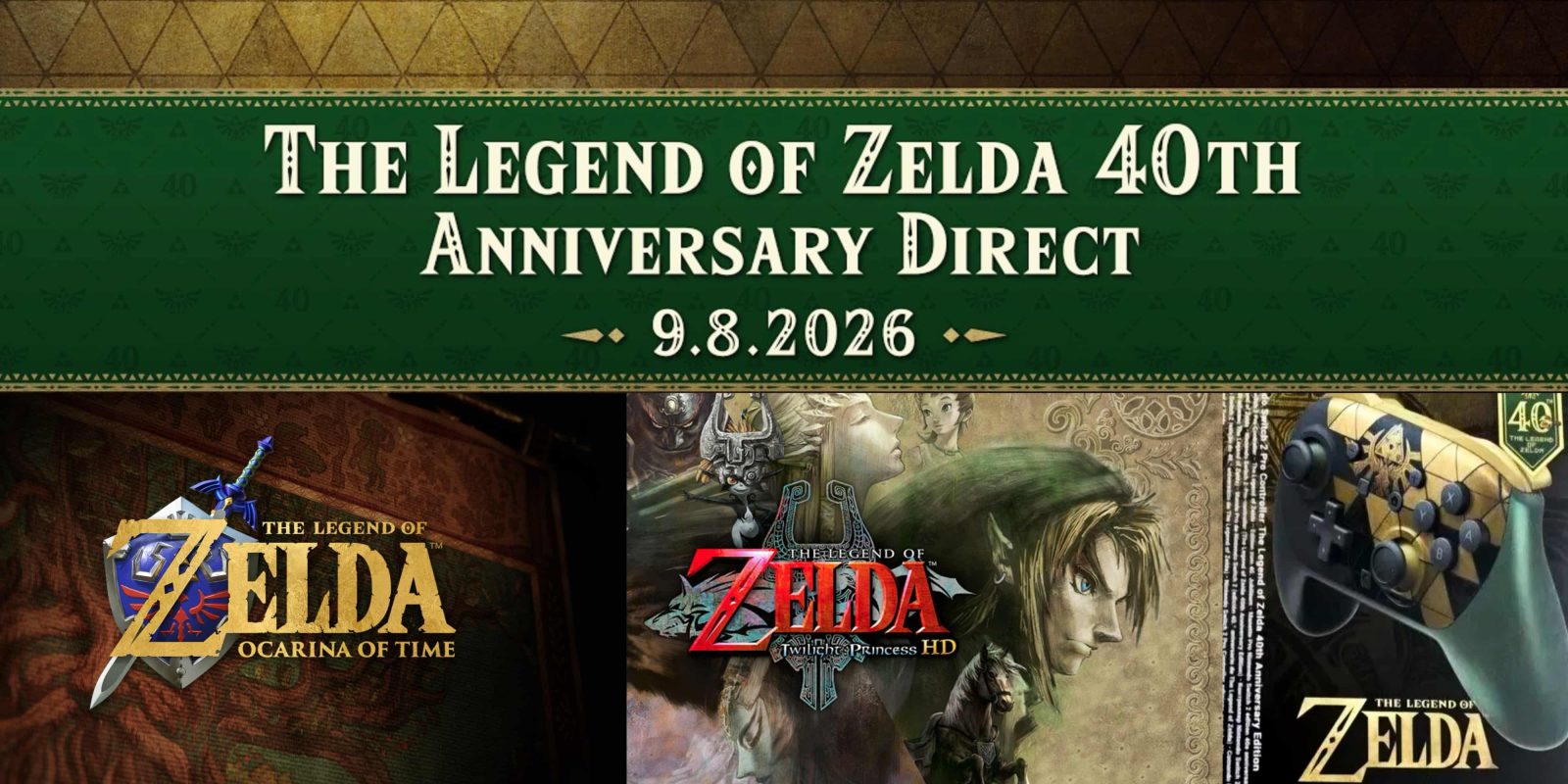 A video game poster with a green and white background
