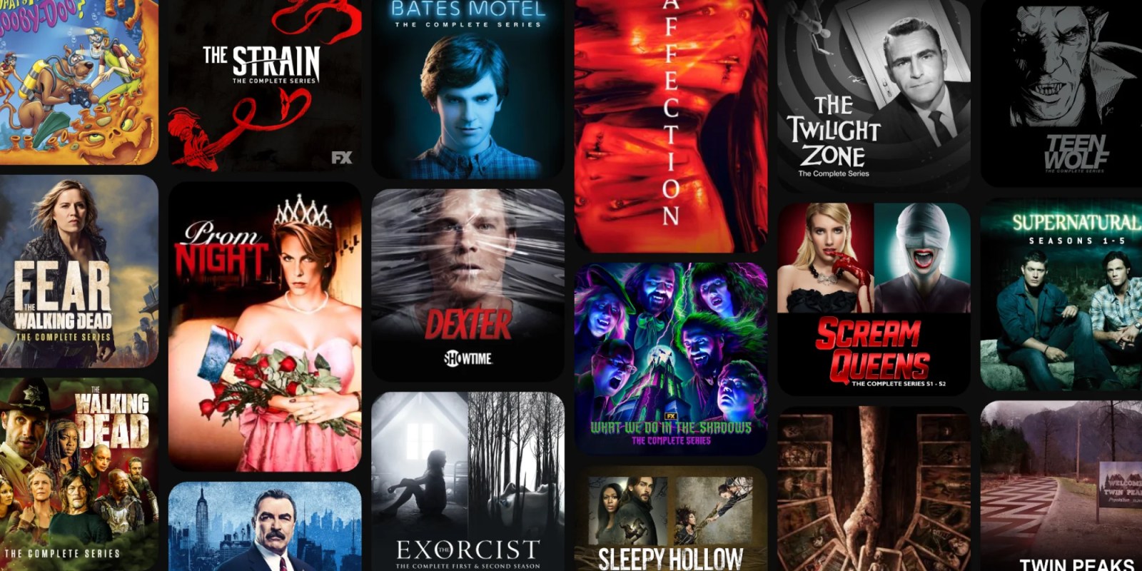 A collage of movies