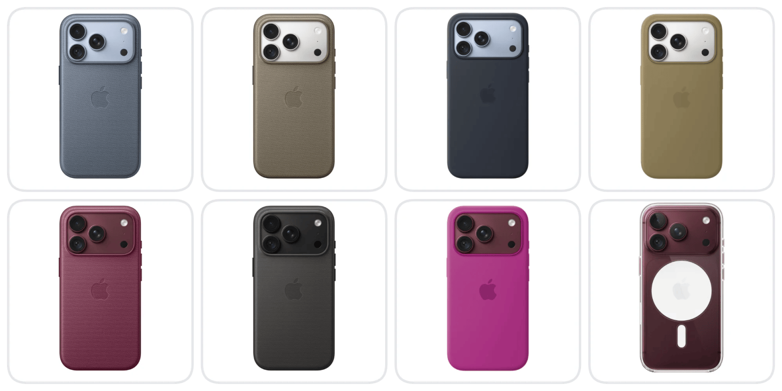 A group of cell phones