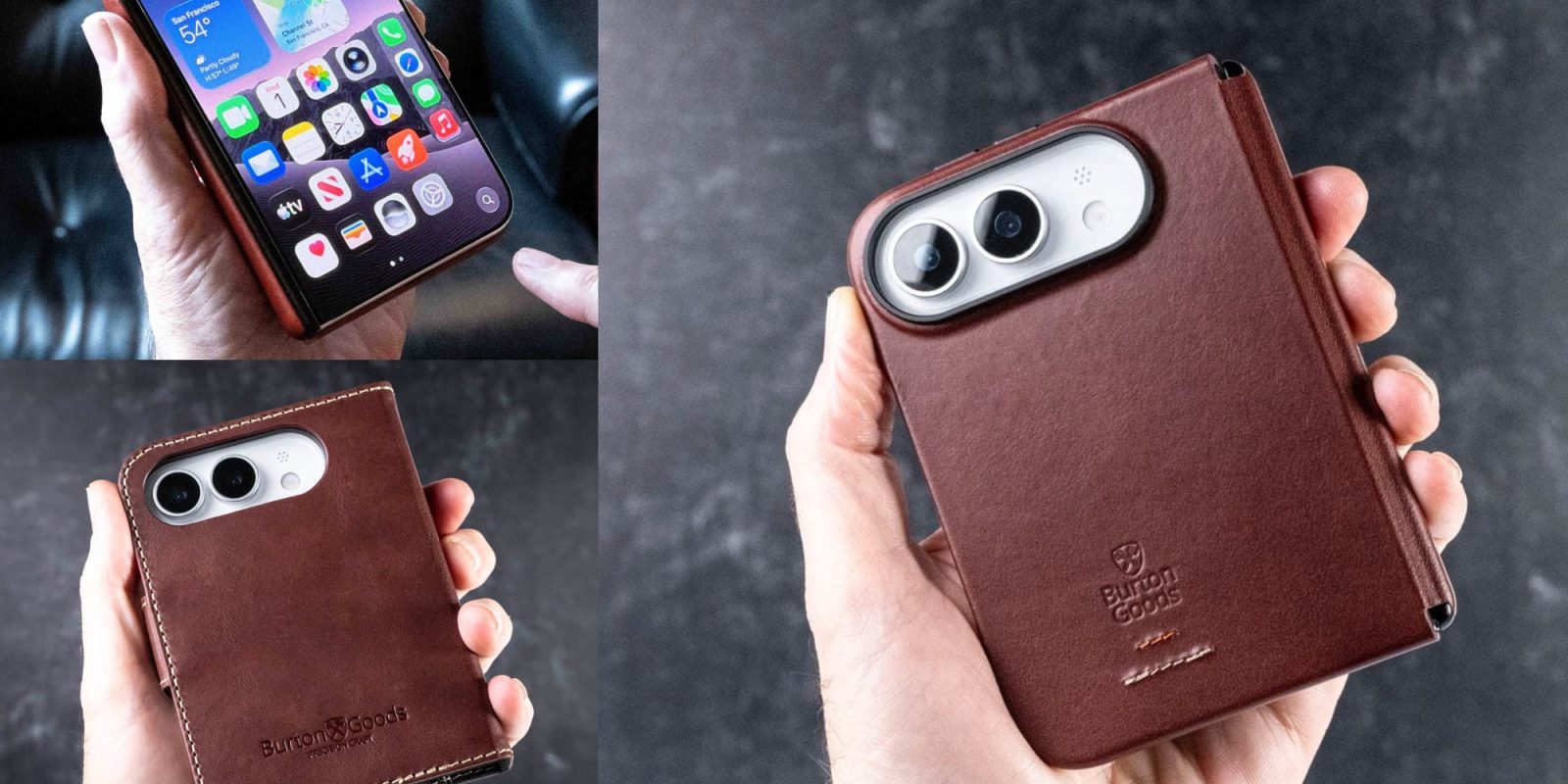 A person holding a cell phone